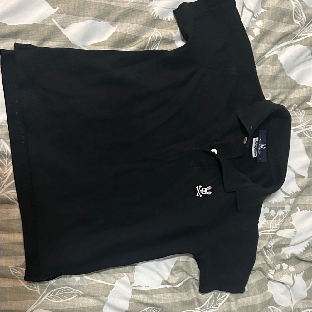 Psycho Bunny Black Kids Polo Shirt